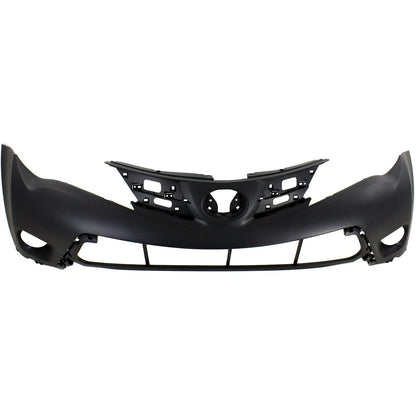 Primed Front Upper Bumper Cover 521190R911 TO1014101 Replacement For Toyota RAV4 2013 2014 2015 USA Built Primed Plastic