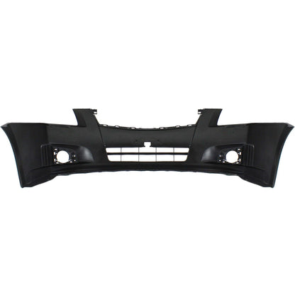 Primed Front Bumper Cover 62022ET80J NI1000262 Replacement For Nissan Sentra 2007 2008 2009 2010 2011 2012 with Fog Lamp Holes Primed