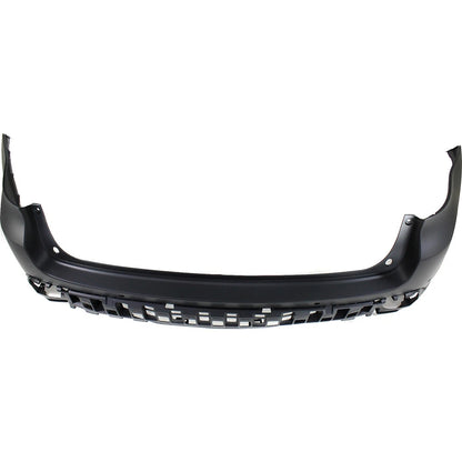 Primed Bumper Cover Fascia Rear Upper 521590E912 TO1114101 Replacement For Toyota Highlander 2014 2015 2016 Primed