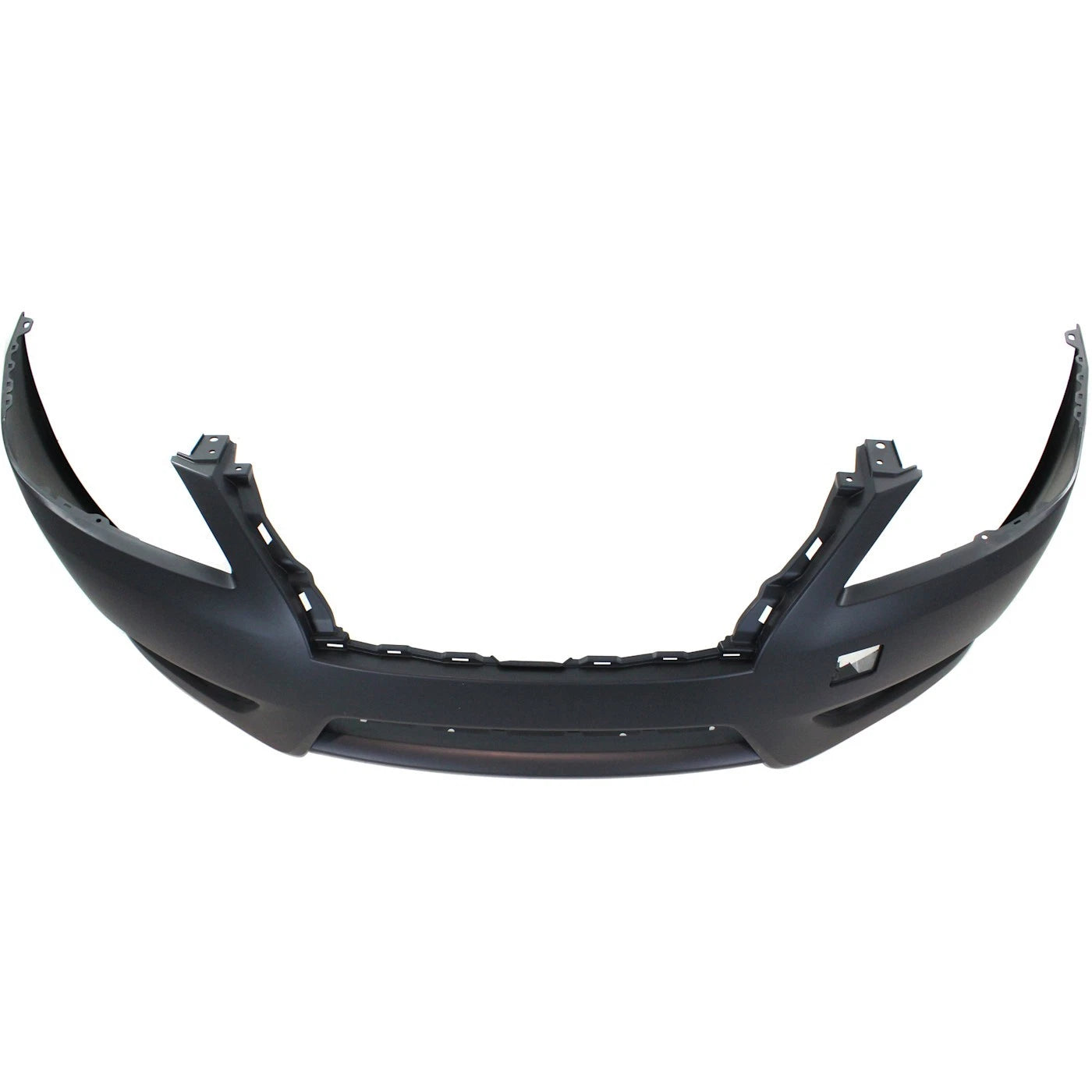 Primed Front Bumper Cover 620223SH0J NI1000289 Replacement For Nissan Sentra 2013 2014 2015 with Fog Lamp Holes Primed