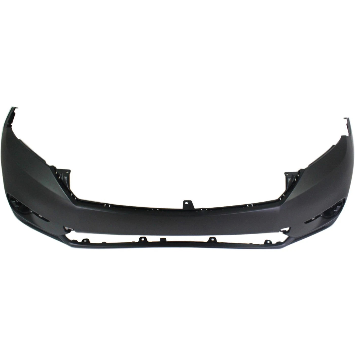 Primed Front Bumper Cover 521190E914 TO1000374 Replacement For Toyota Highlander 2011 2012 2013  with Fog Lamp Holes Primed