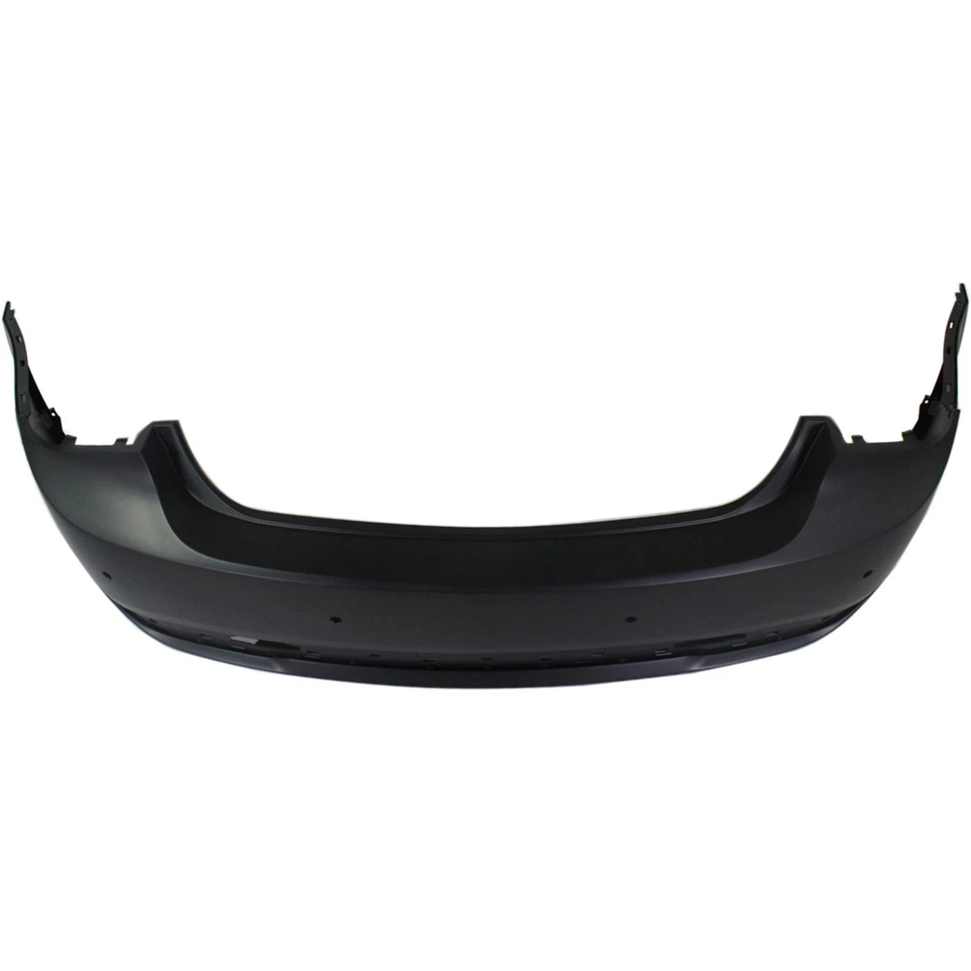 Primed Bumper Cover 95217523 GM1100873 Replacement For Chevrolet Cruze 2011 2012 2013 2014 2015 2016 with Parking Aid Sensor Holes Rear Primed