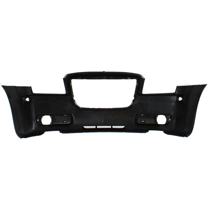 Primed Front Bumper Cover 4806112AD CH1000438 Replacement For Chrysler 300 2005 2006 2007 2008 2009 2010 2.7L Engine Primed Plastic