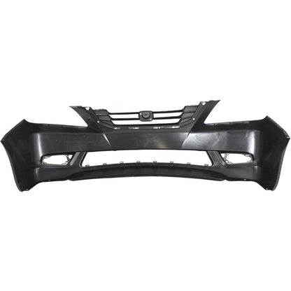 Primed Front Bumper Cover 04711SHJA91ZZ HO1000257 Replacement For Honda Odyssey 2008 2009 2010 with Fog Lamp Holes Primed