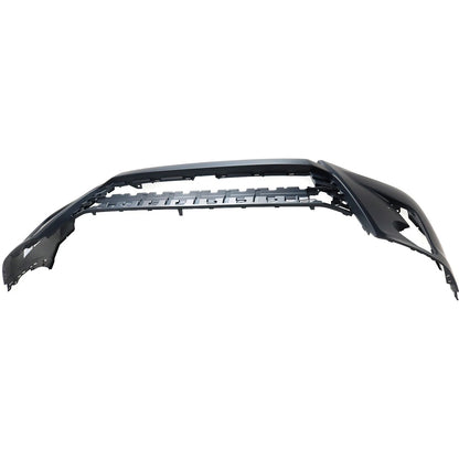 Primed Bumper Cover Fascia Front Upper 521190E938 TO1000428 Replacement For Toyota Highlander 2017 2018 2019 Primed