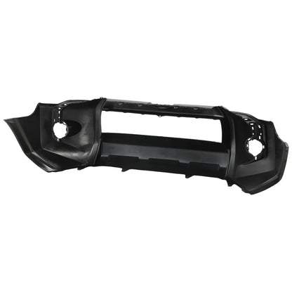 Primed Front Bumper Cover 5211935918 5211935912 TO1000405 Replacement For Toyota 4Runner 2014 2015 2016 2017 2018 2019 2020 2021 2022 2023 2024 Primed With Fog Lamp Holes