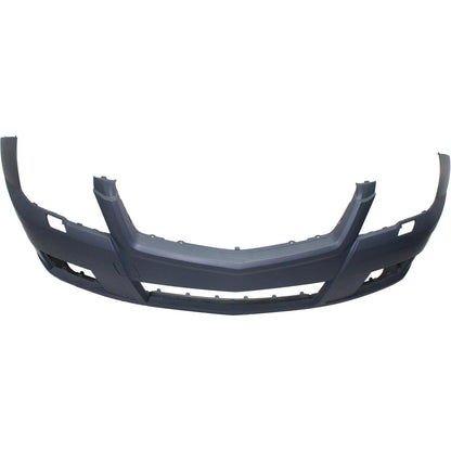 Primed Bumper Cover 2048804440 MB1000365 Replacement For Mercedes Benz GLK350 2010 2011 2012 Front Primed with Lamp Washer Holes
