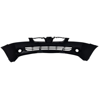 Primed Front Bumper Cover F20226Z525 NI1000216 Replacement For Nissan Sentra 2004 2005 2006 with Fog Light Holes Primed