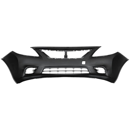 Primed Front Bumper Cover NI1000284 FBM223BA0H Replacement For Nissan Versa 2012 2013 2014 Primed