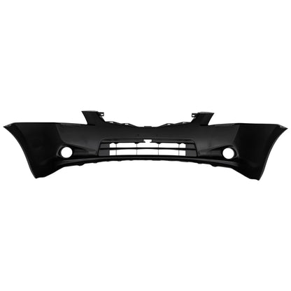 Primed Front Bumper Cover 62022ZT50J NI1000278 Replacement For Nissan Sentra 2010 2011 2012 with Fog Lamp Holes Primed