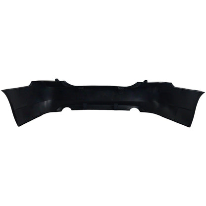 Primed Rear Bumper Cover 8E5Z17K835HAPTM FO1100593 Replacement For Ford Fusion 2006 2007 2008 2009 with Dual Exhaust Holes Primed