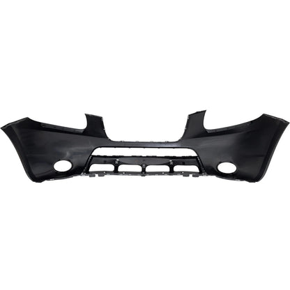 Primed Front Bumper Cover 865112B020 HY1000165 Replacement For Hyundai Santa Fe 2007 2008 2009 with Fog Lamp Holes Primed