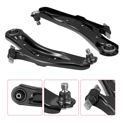 6pc MS301169 MS301168 K750095 K750094 ES801221 ES801220 Front Lower Control Arm Tie Rods Sway Bars Kit for Nissan Rogue Sport 2014 2015 2016 2017 2018 2019