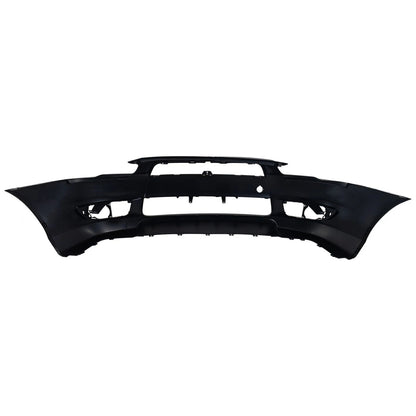 Primed Front Bumper Cover 6400D172 MI1000324 Replacement For Mitsubishi Lancer 2008 2009 2010 2011 2012 2013 2014 2015 Primed With Fog Light Holes
