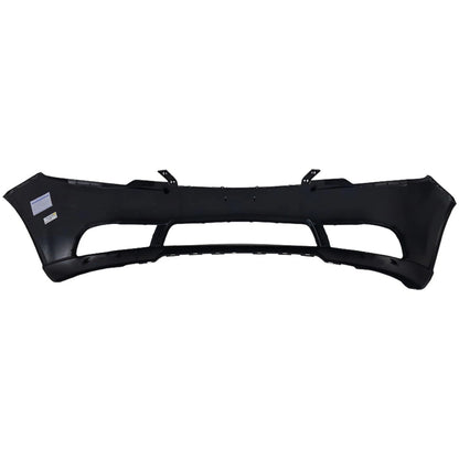 Primed Front Bumper Cover 865111M000 KI1000145 Replacement For Kia Forte 2010 2011 2012 2013 with Fog Lamp Holes Primed