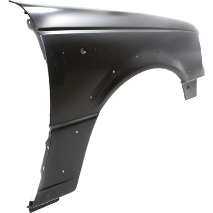 Primed Fender Replacement For Ford Ranger 1993 1994 1995 1996 1997 Front Passenger Side with Wheel Opening Molding F57Z16005EC FO1241160