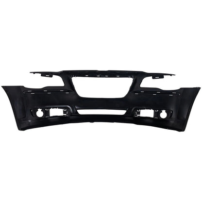 Primed Bumper Cover 68127938AE CH1000A00 Replacement For Chrysler 300 2011 2012 2013 2014 with Adaptive Cruise Control Front Primed