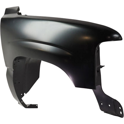 Primed Fender Replacement For Chevrolet Silverado 1500 1999 2000 2001 2002 Front Passenger Side 12476220 GM1241267
