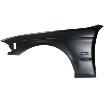 Primed Fender Replacement For BMW 323i 1999 2000 Front Passenger Side 4-Door Sedan 41358240406 BM1241122