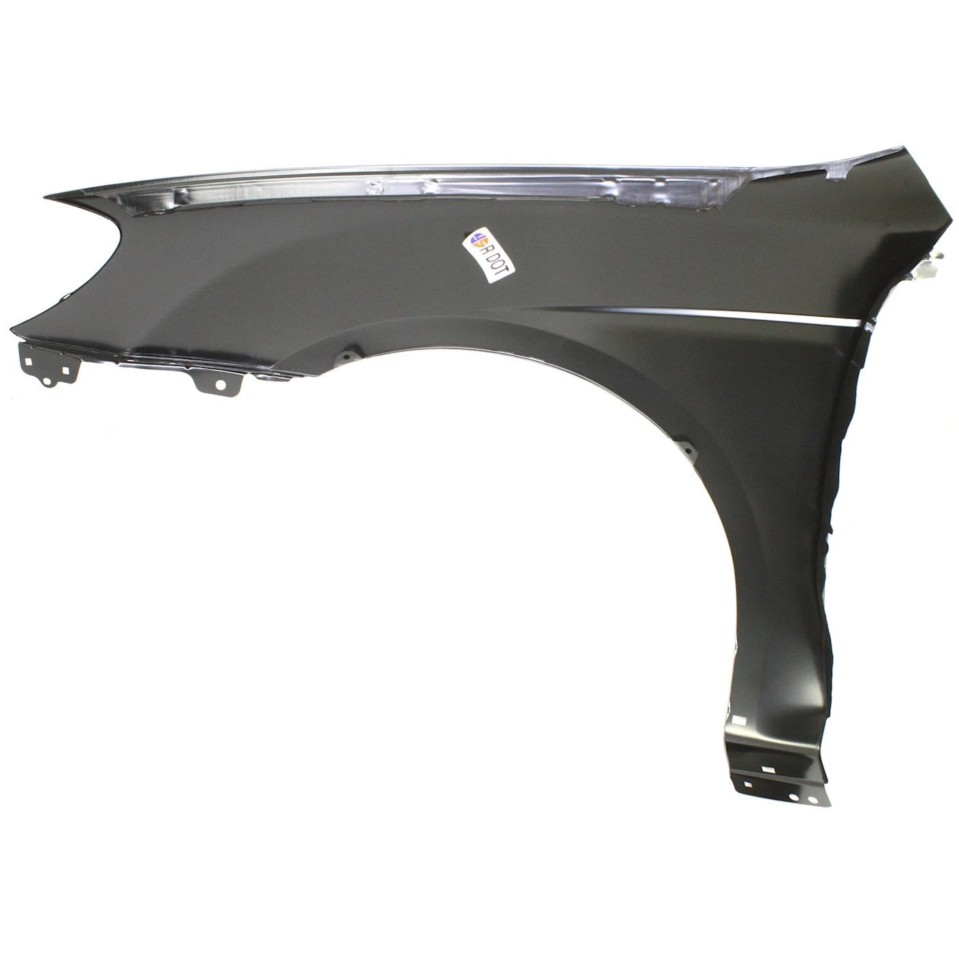 Primed Fender Replacement For Kia Spectra 2007 2008 2009 Front Passenger Side SX with Body Side Moulding 663212F020 KI1241126