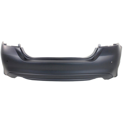 Primed Rear Bumper Cover 850229HS2H NI1100311 Replacement For Nissan Altima 2016 2017 2018 Replacement For Models with Distance Sensors Primed